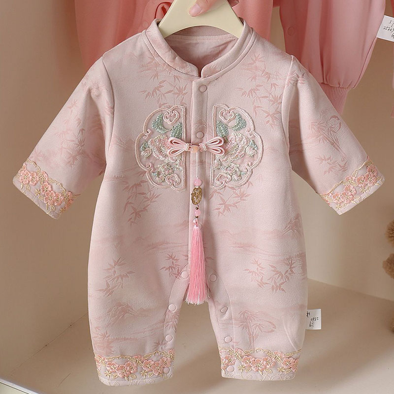 Newborn Baby Girl Romper Floral - Ubranka dla niemowląt dziewczynek na wiosnę