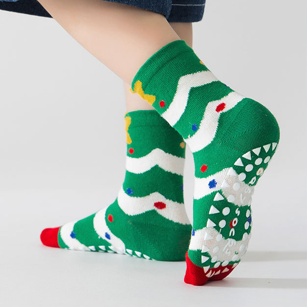 1/5 Par Świątecznych Skarpetek – Unisex Baby Socks Non Slip recenzja i cena